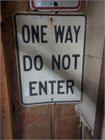 One way do not enter sign 18x 24in.