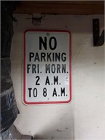 No parking sign 12in.x 18in.
