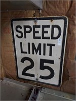 Speed Limit 25sign 18in x24in