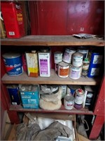 Contents of  Flammable cabinet