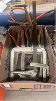 Box lot of large vice grip clamps