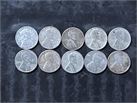 1943 steel pennies.