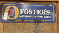 Fosters Beer Tin Sign