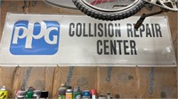 Large PPG Collision Center Sign