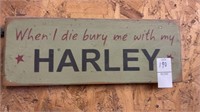 Harley Wood Sign