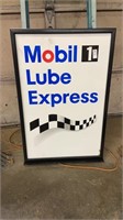 Mobil Lube Express Sign
