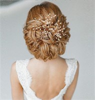 Bridal Wedding Pearls and Crystals Hair Pins