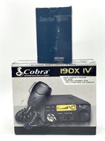 Cobra 19DX IV and Escort Radar Detection System