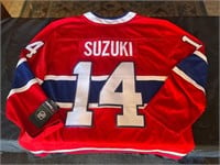 Canadiens Large Size Suzuki Hockey Jersey