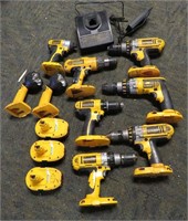 Assorted DeWalt 18V Cordless Tools