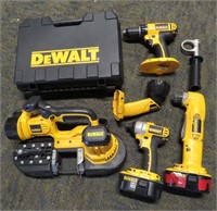 Assorted DeWalt 18V Cordless Tools