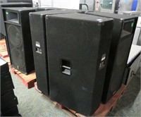 (6) Yamaha Large Standing Speakers
