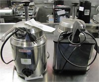 (2) Stainless Steel Dispensers