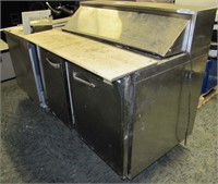 Stainless Steel Traulsen Refrigerated Prep Table