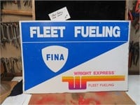 Fleet Fueling Fina Sign 20 x 30