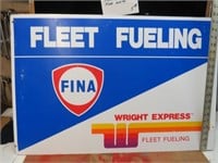 Fleet Fueling Fina Sign 20 x 30