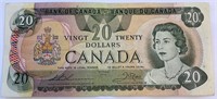 1979 Canada $20 Bill