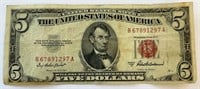 1953 Series A USA $5 Bill