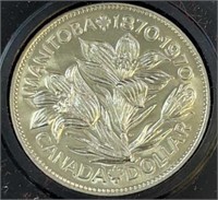 1870-1970 Canada Manitoba $1 Coin