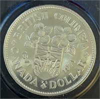 1871-1971 Canada BC $1 Coin