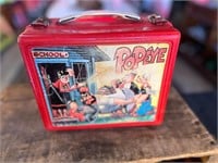 Popeye Vintage Thermos Lunchbox