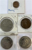 Various Coins & Tokens