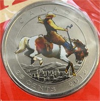 1912-2012 Canada Calgary Stampede Coin & Stamps