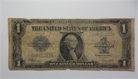 1923 $1 One Dollar Bill Large Bank Note