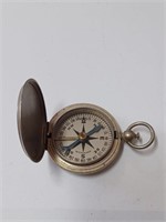 Marked US Wittnauer Pocket Watch Style Compass