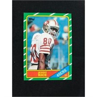 1986 Topps Jerry Rice Rookie