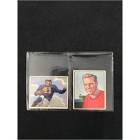 Two 1950 Bowman Football Cards