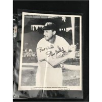 Stan Musial Signed 8x10 Photo