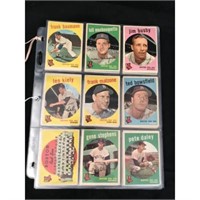 37 Different 1959 Topps Red Sox Cards