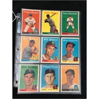 20 1958 Topps Baseball Cards