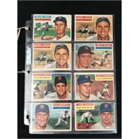 18 Different 1956 Topps Red Sox Cards