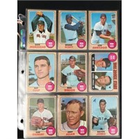 31 Different 1968 Topps Red Sox Cards