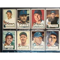 24 Different 1952 Topps Baseball Cards