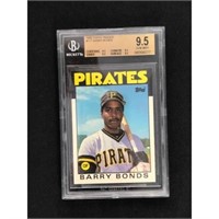 1986 Topps Traded Barry Bonds Rc Bgs 9.5