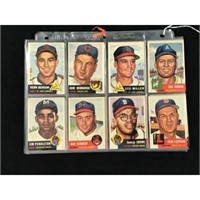 32 Crease Free 1953 Topps Baseball Cards
