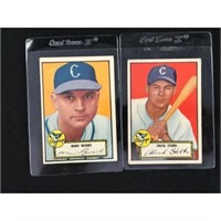 2 1952 Topps Baseball Cards