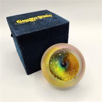 Glass Eye Studio "Cat's Eye Nebula" Paperweight
