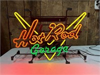NEON Hot Rod Garage Sign - Works