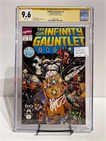 Infinity Gauntlet #1 Marvel Comics 7/91-9.6 SIGNED