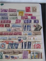 Vintage Postage Stamp Collection In Album