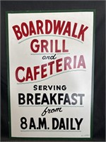 Boardwalk Grill sign, Indiana Beach Artist