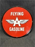 Porcelain Flying A Gasoline Sign