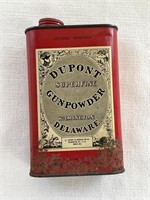 Dupont Gunpowder Tin Container