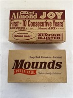 Vtg 1950’s Peter Paul Mounds & Almond Joy Boxes