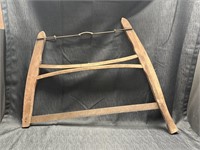 Vintage harp bow saw