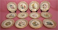 SET OF (12) LENOX LIMITED EDITION SIGNED BOEHM